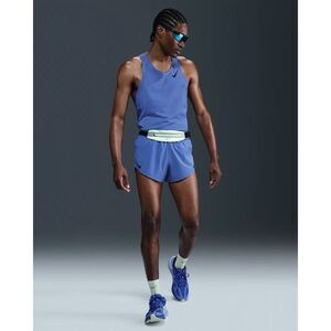 Nike Aeroswift ADV 4" Running Shorts Men's Large FN3352-412 Blue MSRP $90 NWT